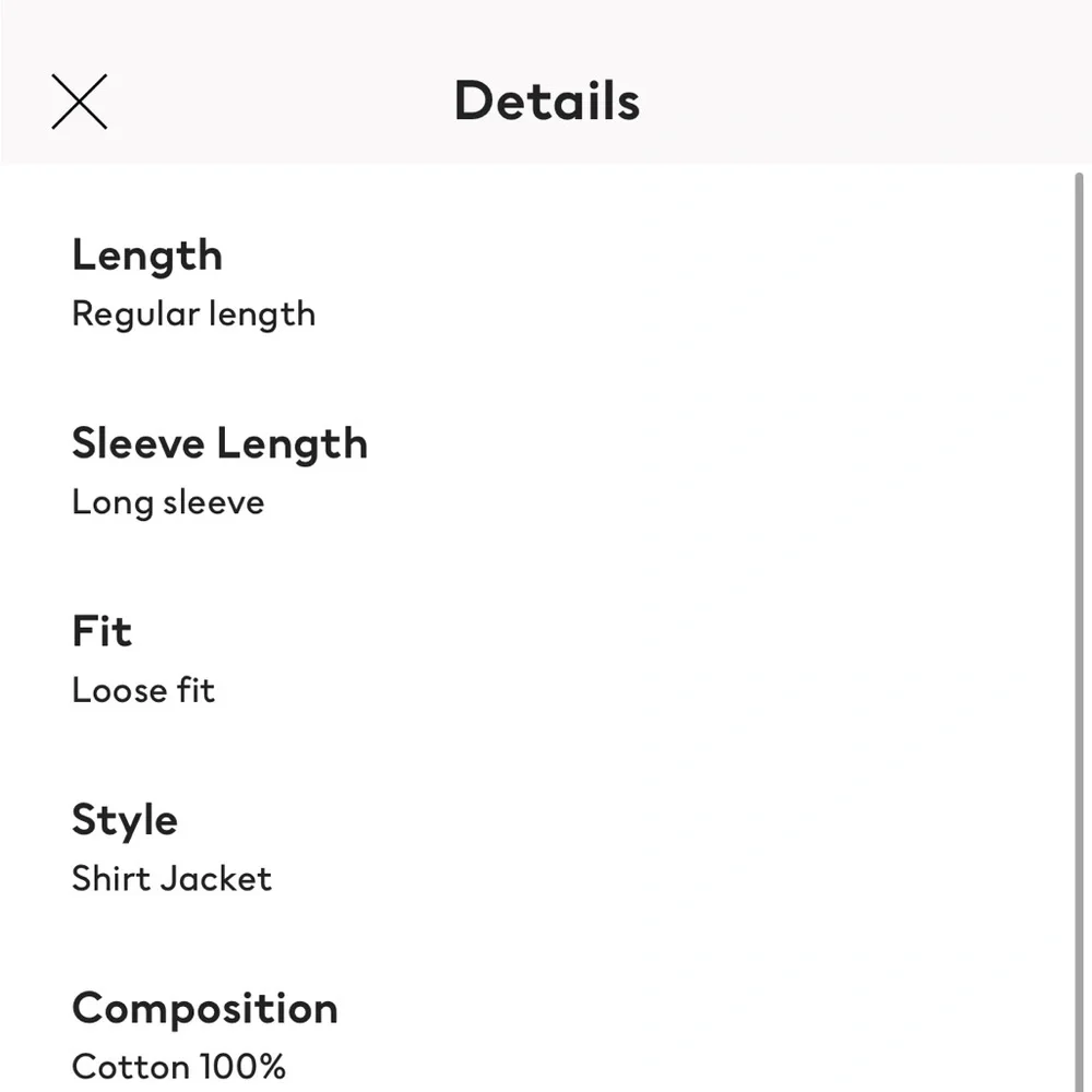 H&M Corduroy Shirt Jacket - Picture 3 of 7